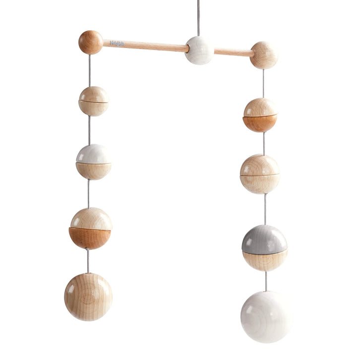 Natural Wooden Dots Mobile