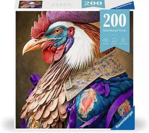 Jigsaw Puzzle Rooster General - 200 Pieces