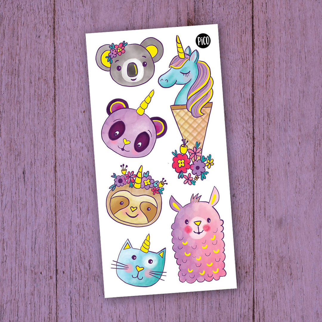 Temporary Tattoo Sheets