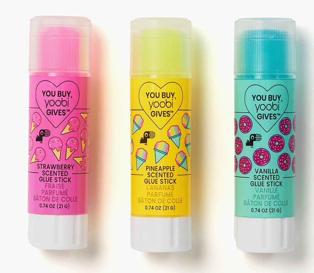 Yoobi Glue Stick Round Multicolor Enchanted Dreams