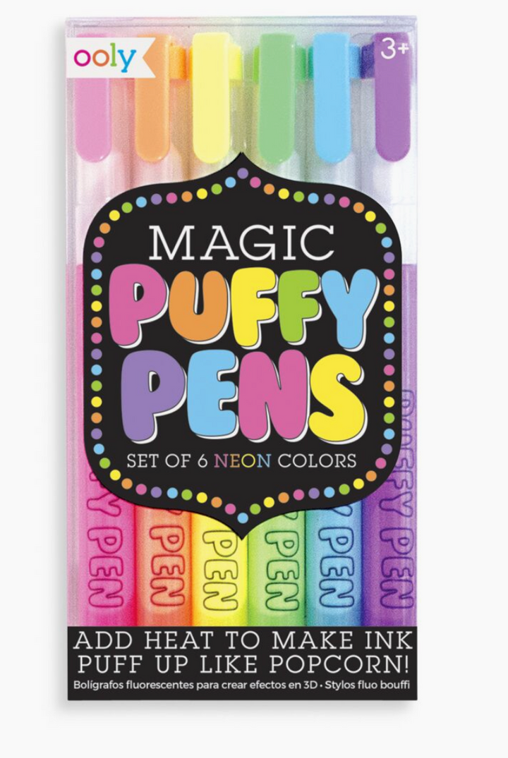 Magic Neon Puffy Pens