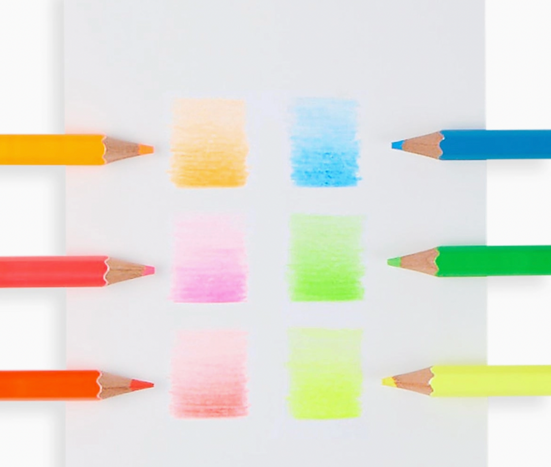 Jumbo Brights Neon Colored Pencils