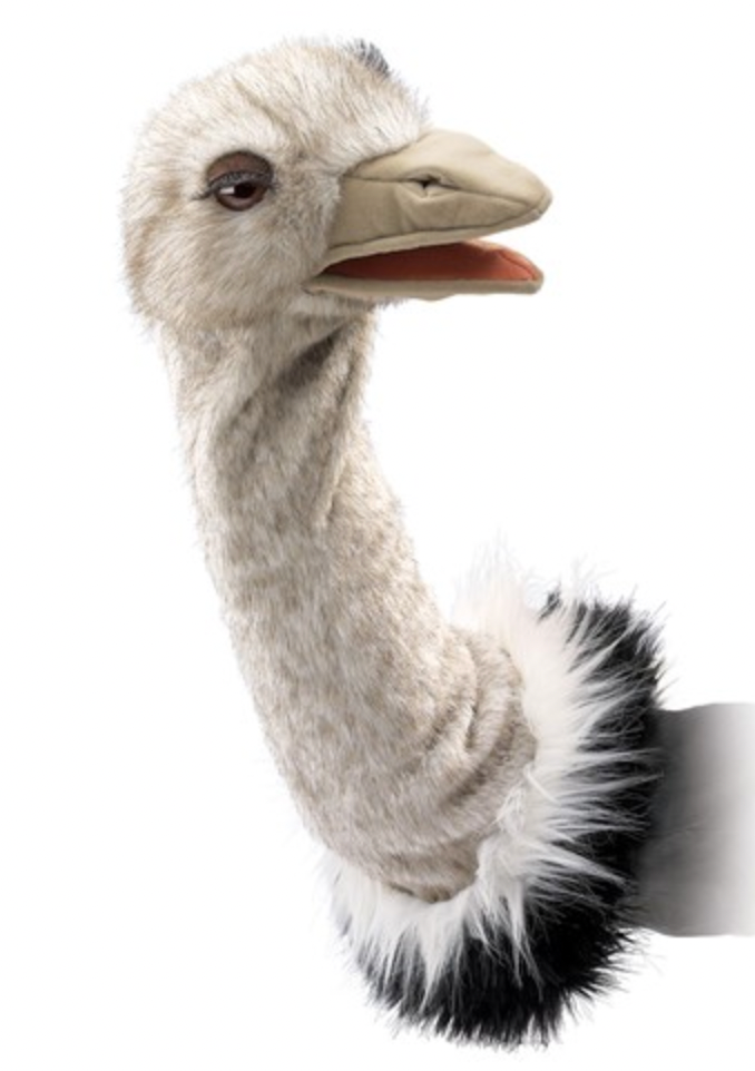 Ostrich Stage Puppet