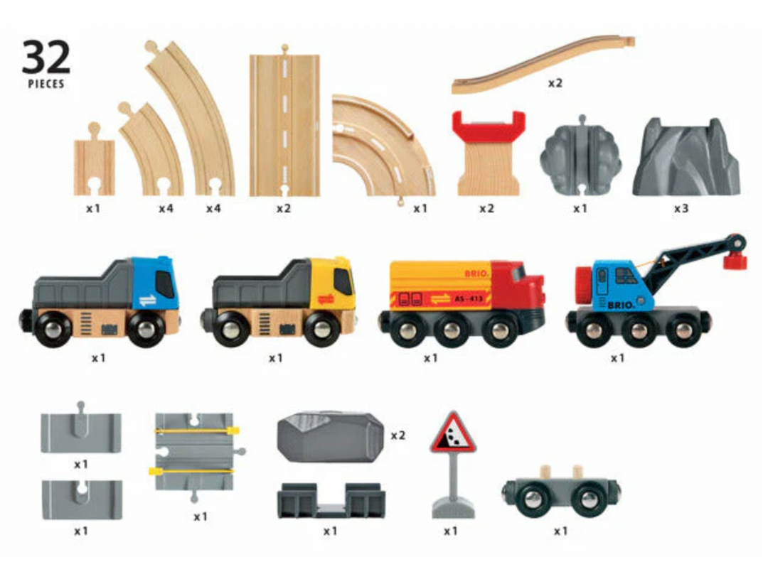 Rail & Road Stone Quarry Set