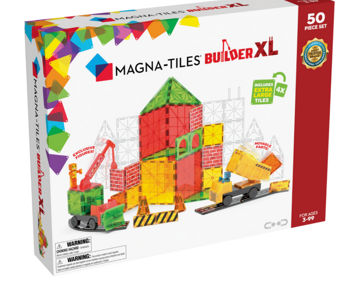 Magna-Tiles Builder XL 50 Piece