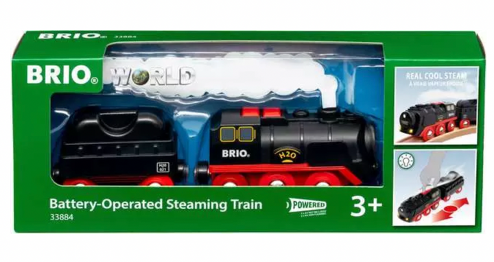 Battery-Operated Steaming Train