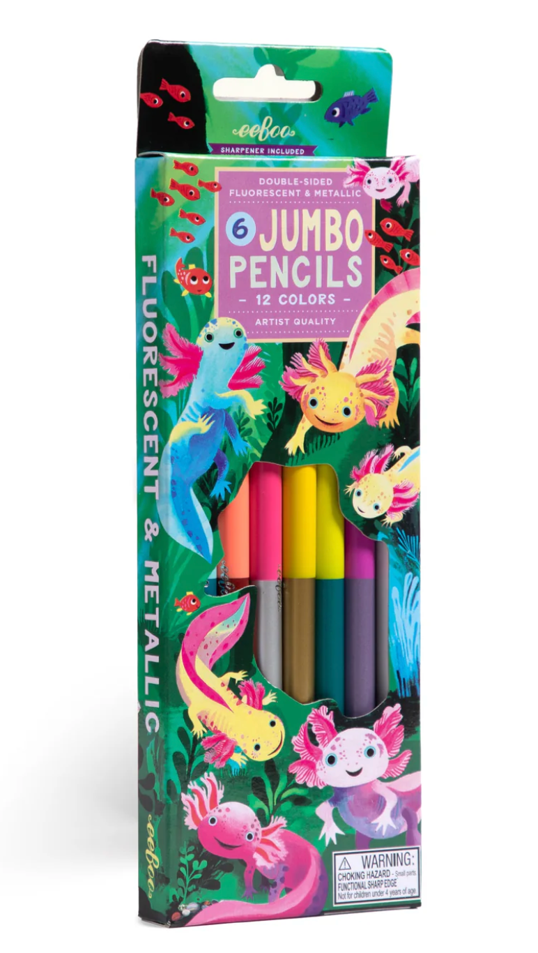 6 Jumbo Color Pencils