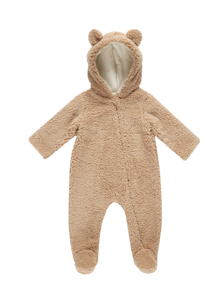 Bear Jumpsuit-Beige