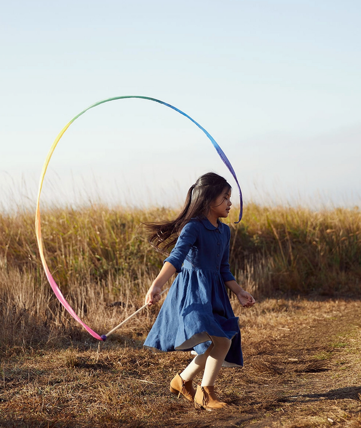 Silk Streamer with Wood Wand