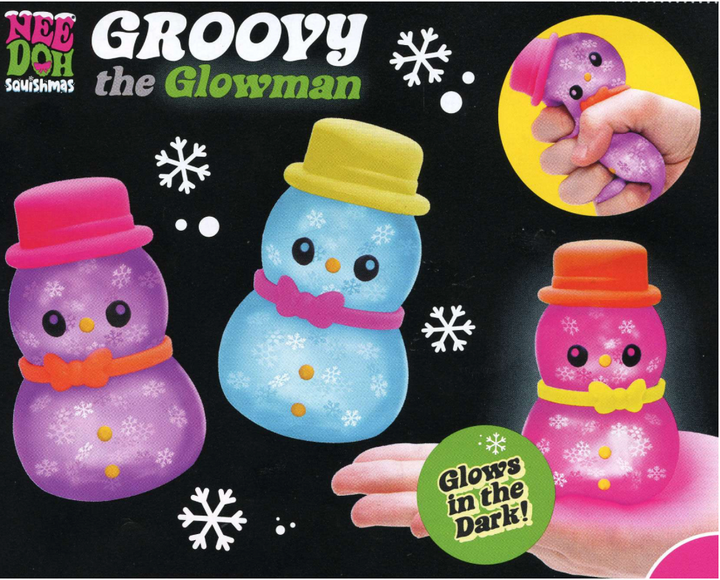 Squishmas Groovy Glowman Nee Doh 2024