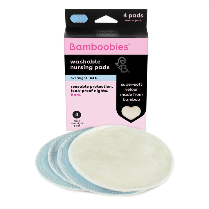 Overnight Washable Nursing Pads - 2-Pairs